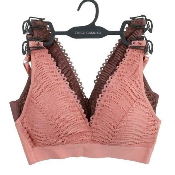 Vince Camuto Lace Front Set of Two Bras MEDIUM - Picture 2 of 11